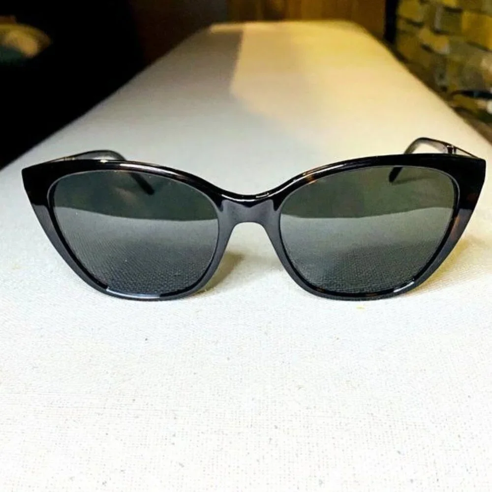 NWT Yves Saint Laurent SLM69-002 Black 56mm Sunglasses - Picture 3 of 12
